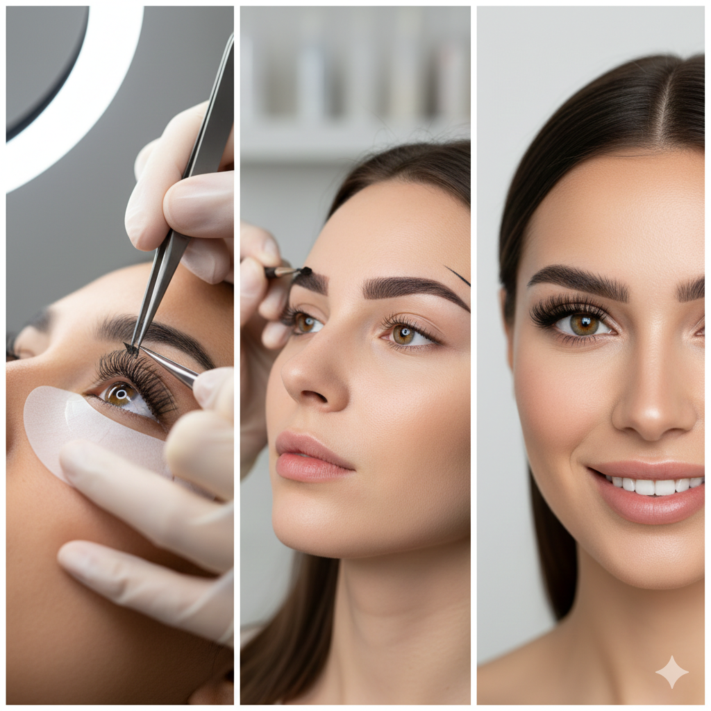 Gemini Generated Image kad35akad35akad3 Mirada de Infarto: Extensiones de Pestañas y Diseño de Cejas